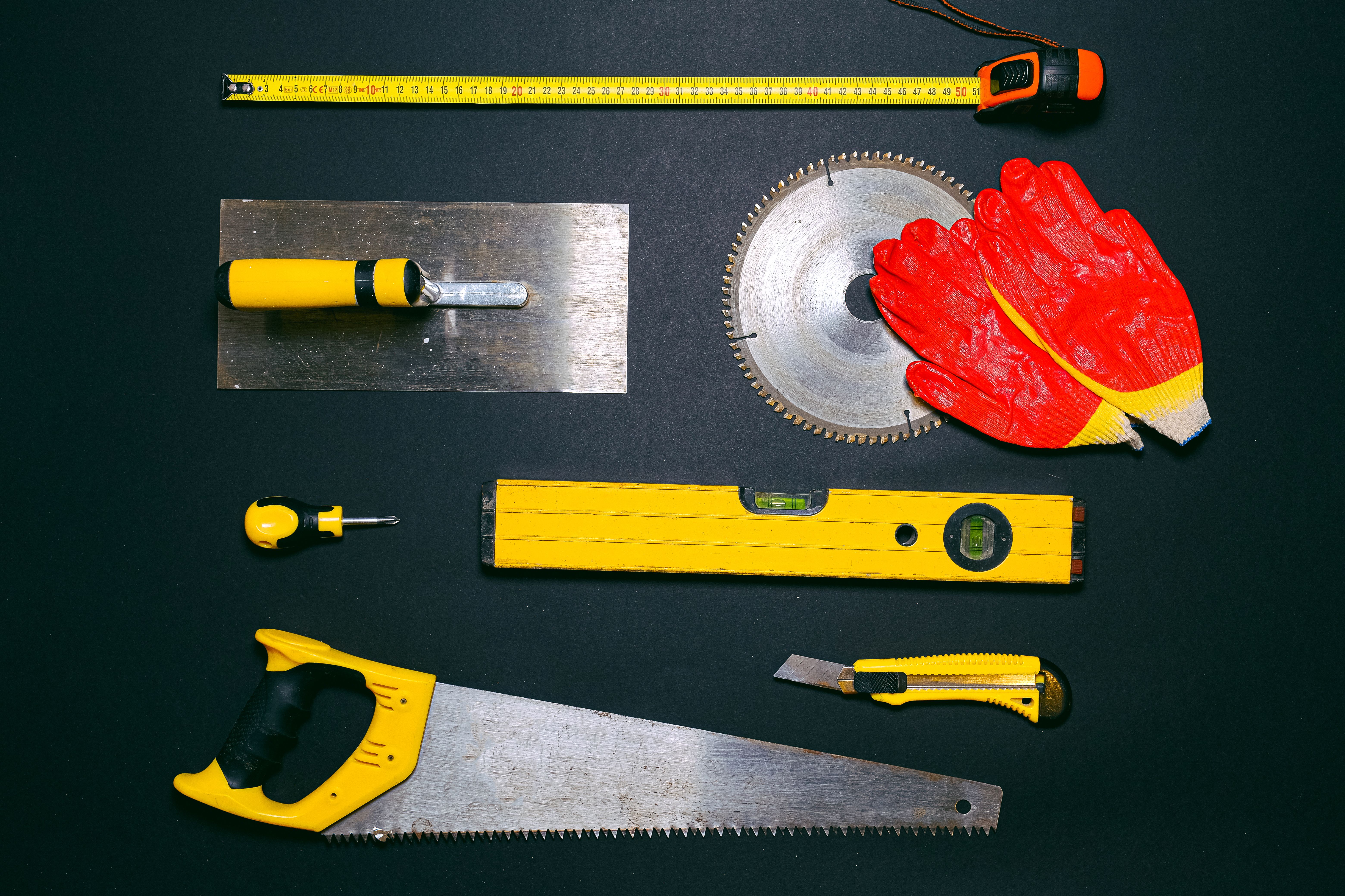 Construction tools and equipment on a job site - contractor insurance Pennsylvania