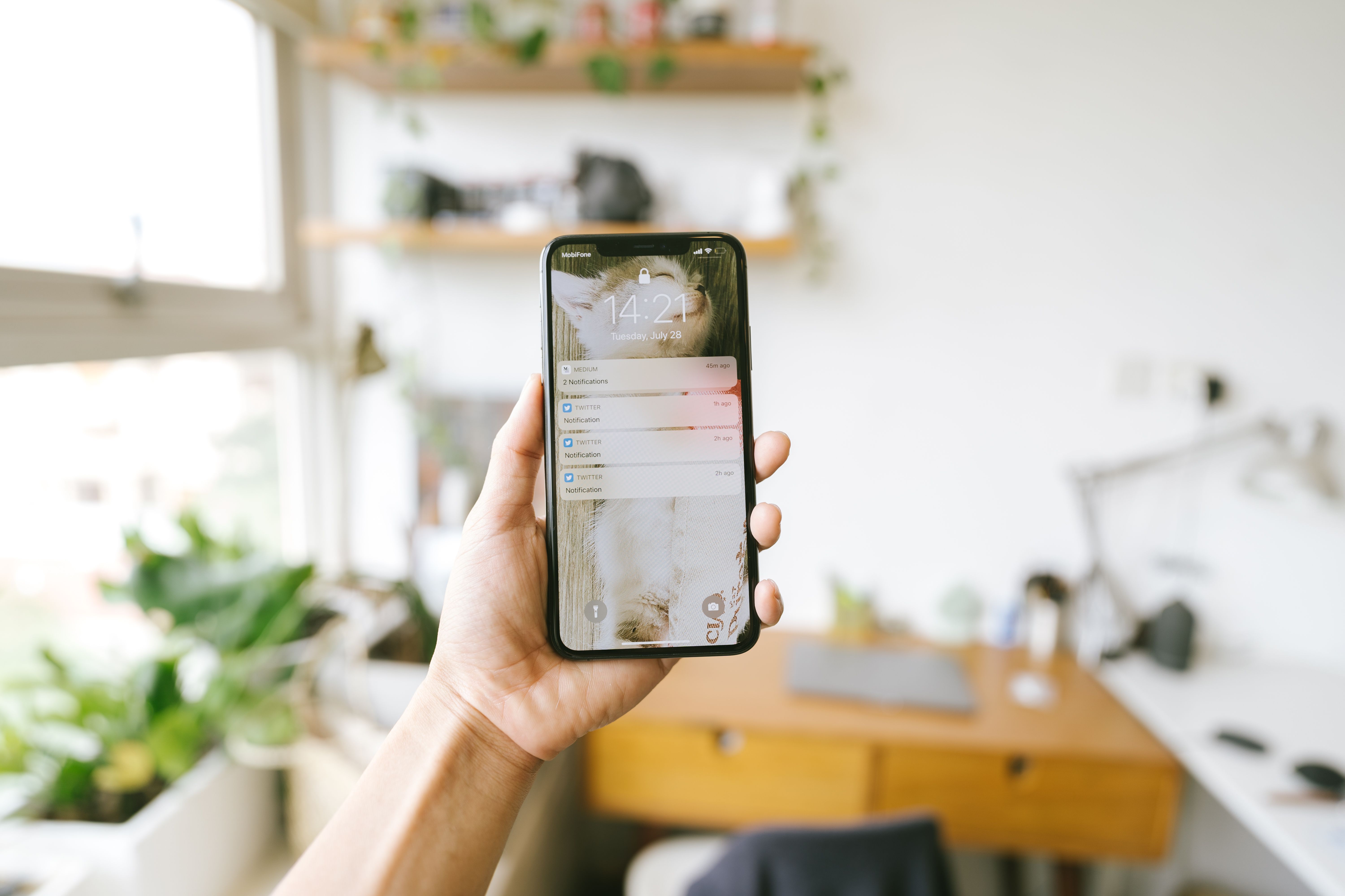 smartphone with multiple missed call notifications - life insurance quote no personal information