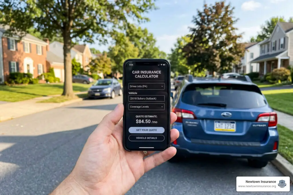 car insurance calculator pennsylvania