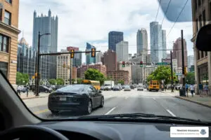 downtown Pittsburgh driving
